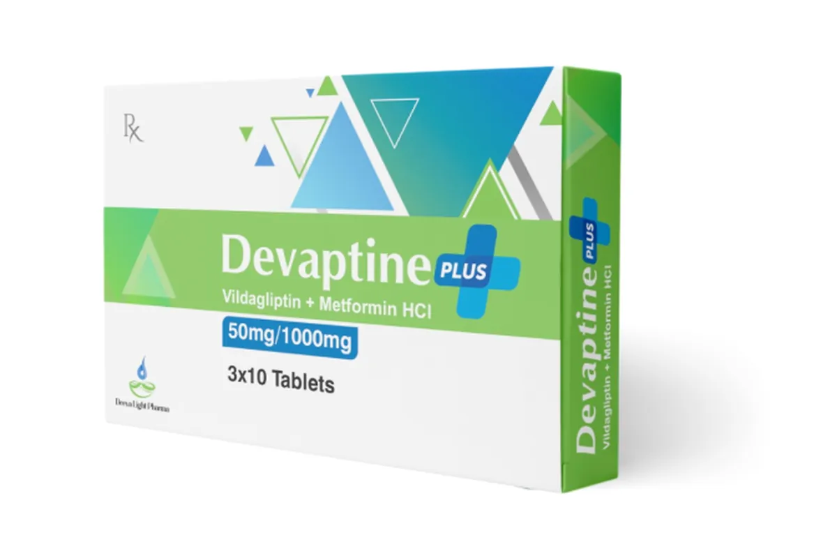Devaptine Plus 50/1000 Tablet pack